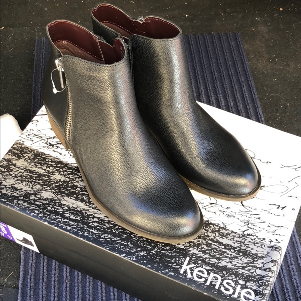 Leather Kensie ankle boots - Picture 6 of 7